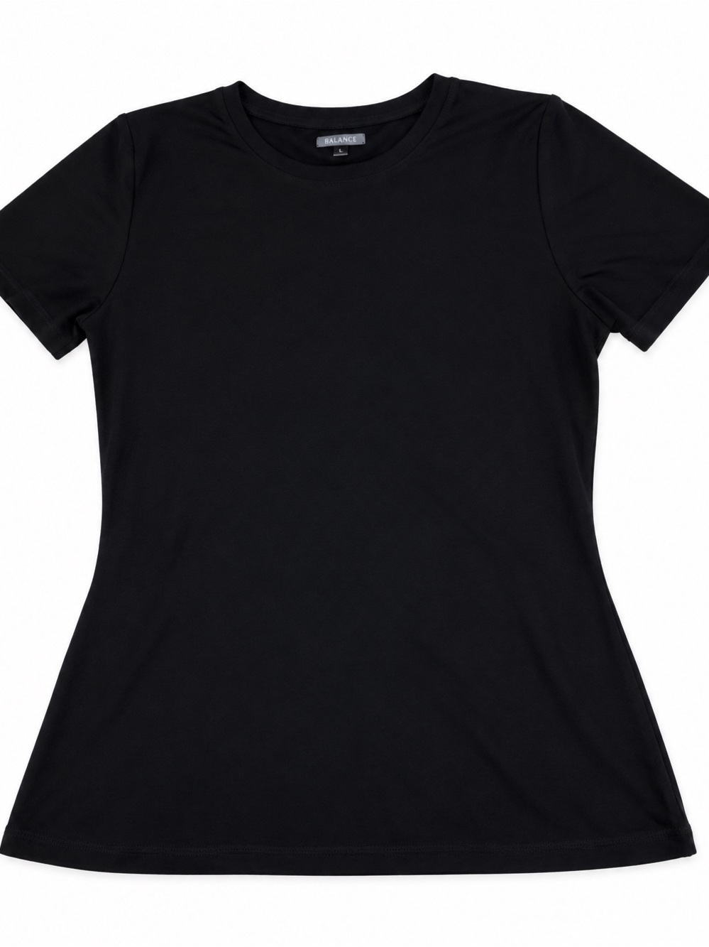 Women's Black Short Sleeve Tee Dry-fit tee shirt size Large NWT